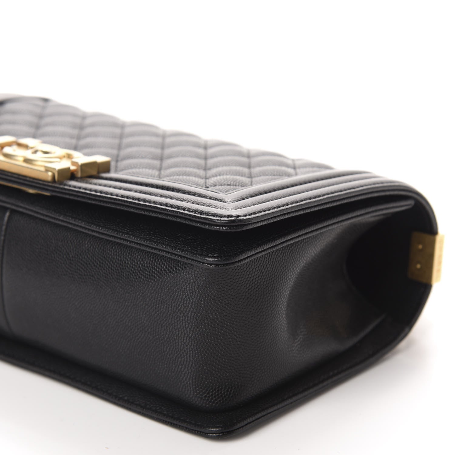 Chanel Caviar Quilted Medium Boy Flap Black 8 of 12