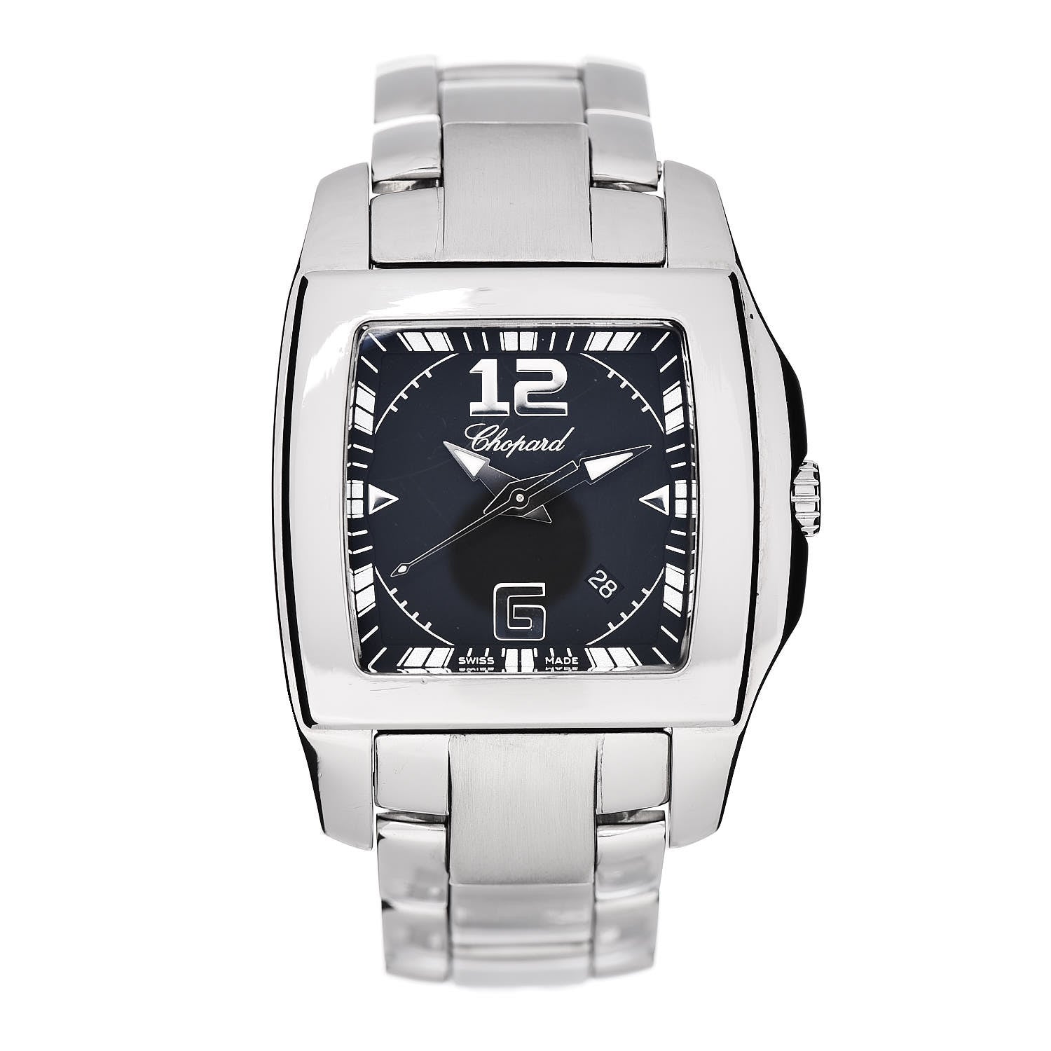Chopard Stainless Steel 34mm Two O Ten Quartz Watch Black 1 of 6