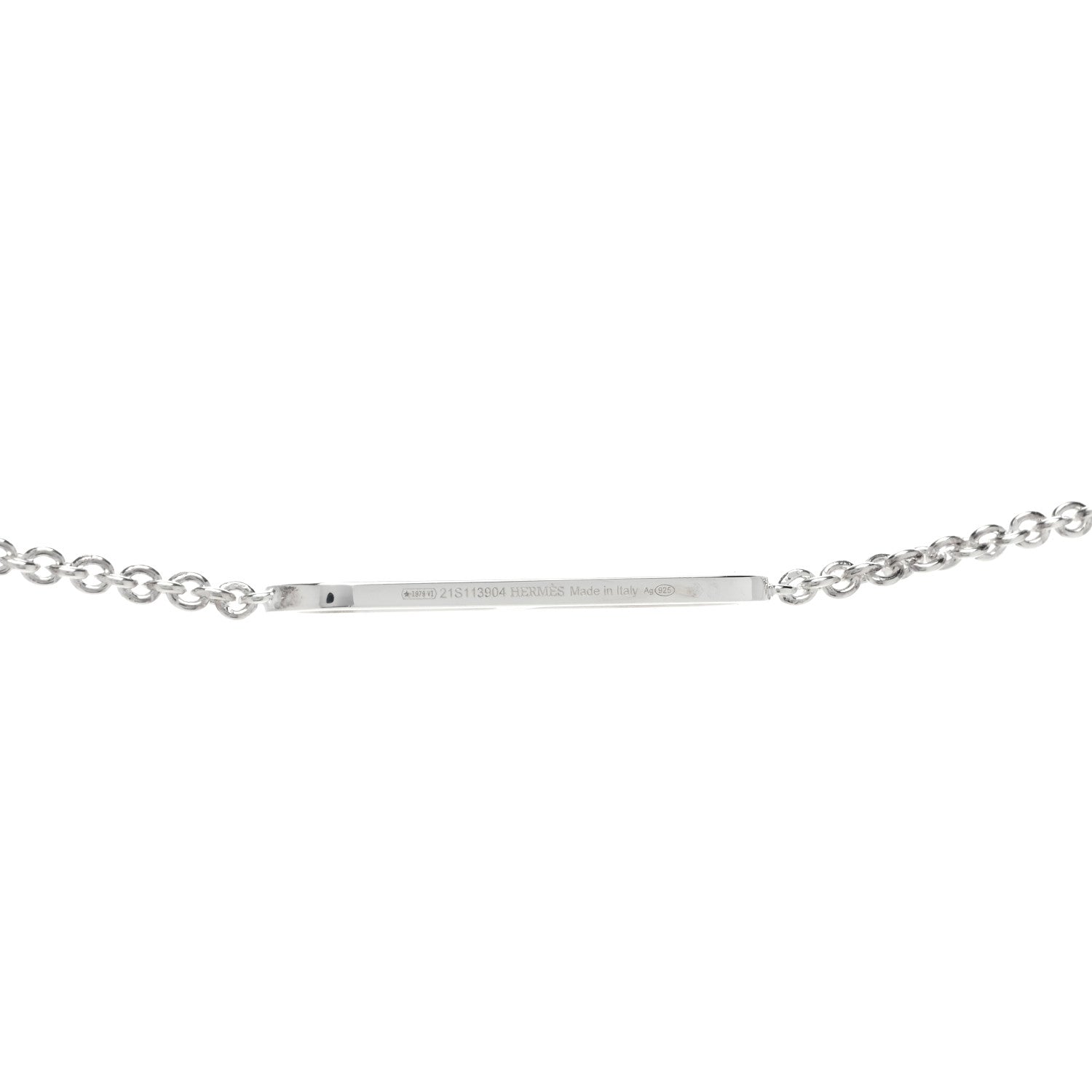 Hermes Sterling Silver Ever Chaine d'Ancre Long Lariat Necklace 3 of 3