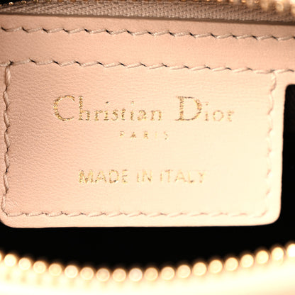 Christian Dior Lambskin Cannage Medium Lady Dior Light Pink 6 of 13