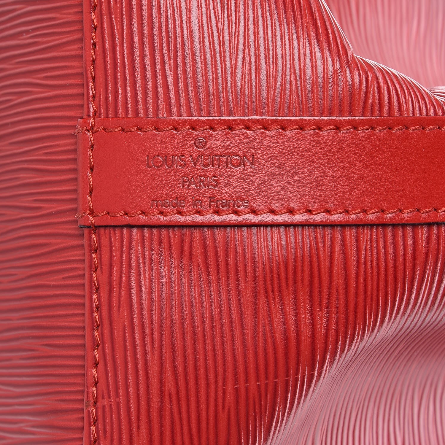 Louis Vuitton Epi Petit Noe Castillan Red 6 of 9