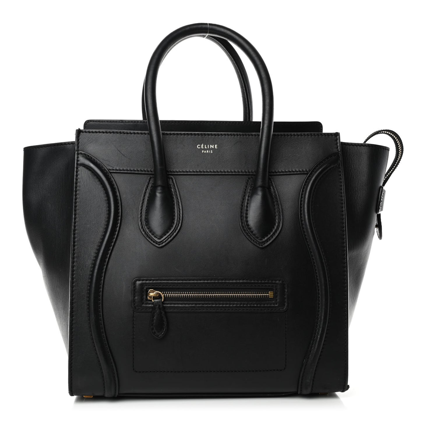 Smooth Calfskin Mini Luggage Black