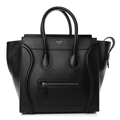 Celine Smooth Calfskin Mini Luggage Black 1 of 4