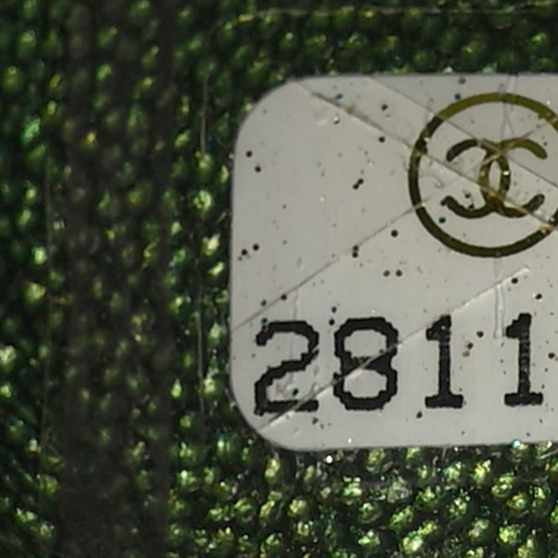 Chanel Metallic Aged Calfskin Quilted 2.55 Reissue Flap Belt Bag Clutch Green 7 of 9