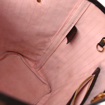 Louis Vuitton Damier Ebene Neo Neverfull MM Rose Ballerine 16 of 24