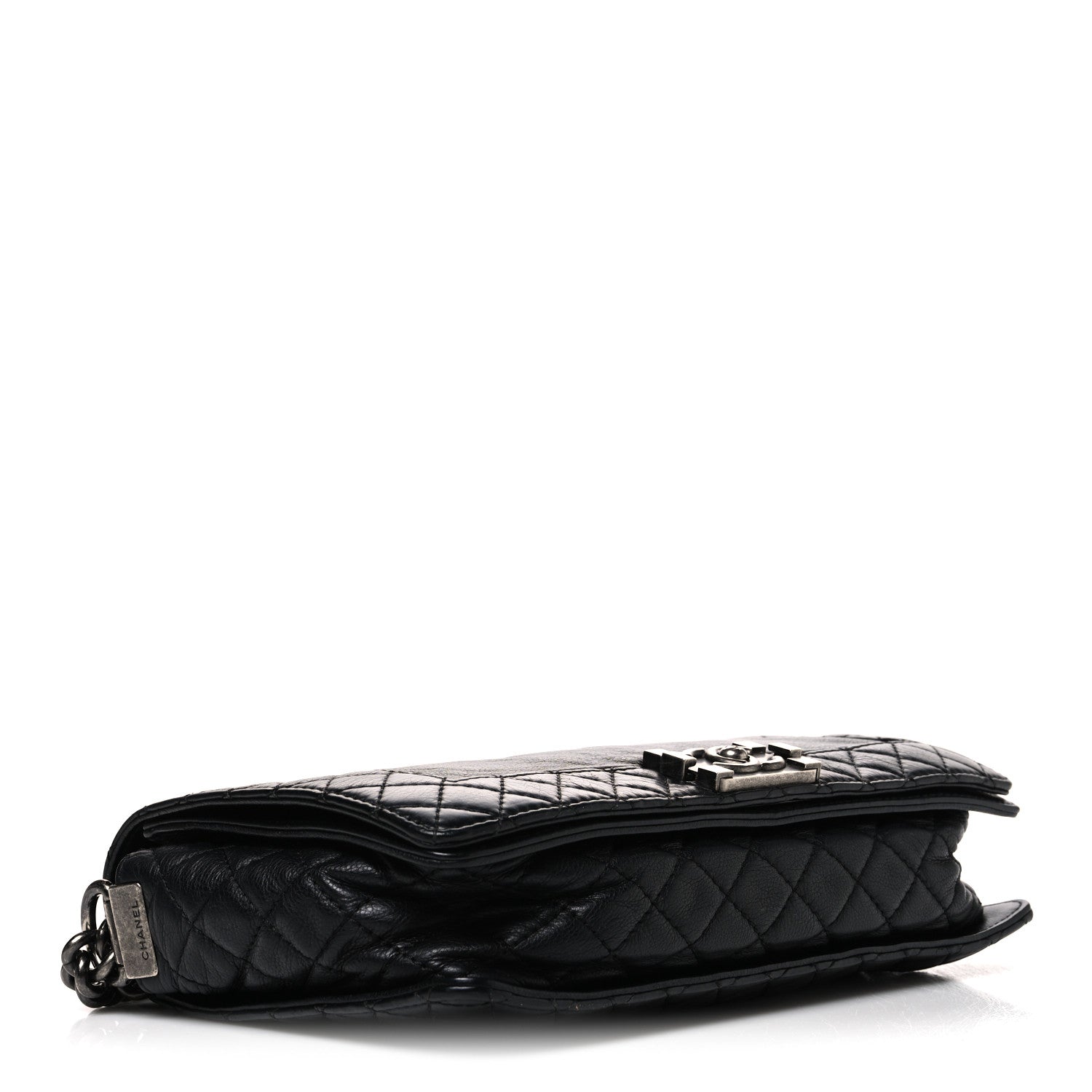 Chanel Calfskin New Medium Boy Reverso Flap Black 4 of 10