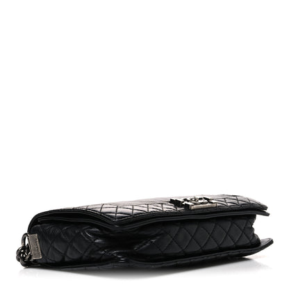 Chanel Calfskin New Medium Boy Reverso Flap Black 4 of 10