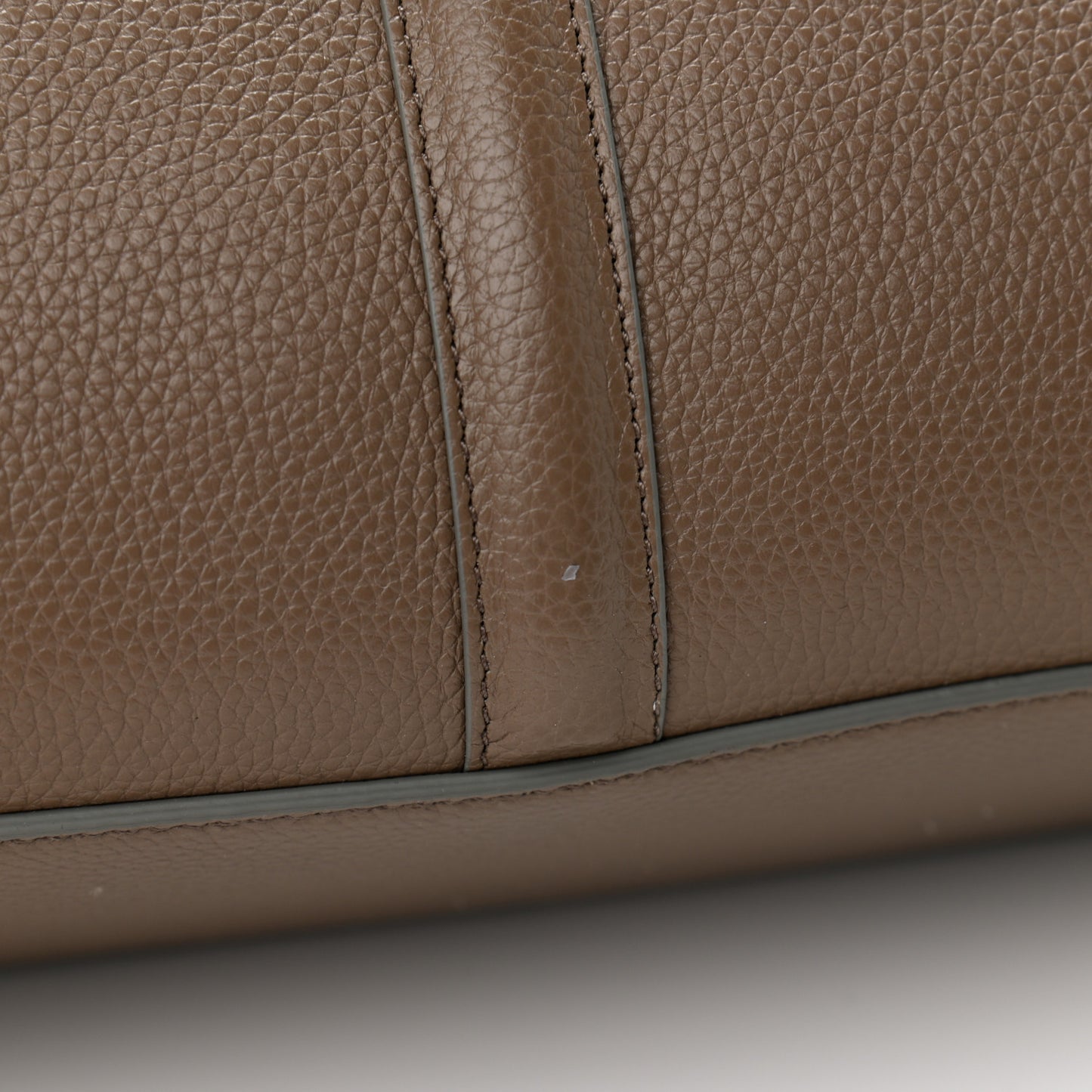 Satinated Calfskin Medium 16 Top Handle Bag Beige
