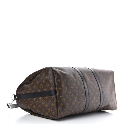 Louis Vuitton Monogram Macassar Keepall Bandouliere 55 4 of 8