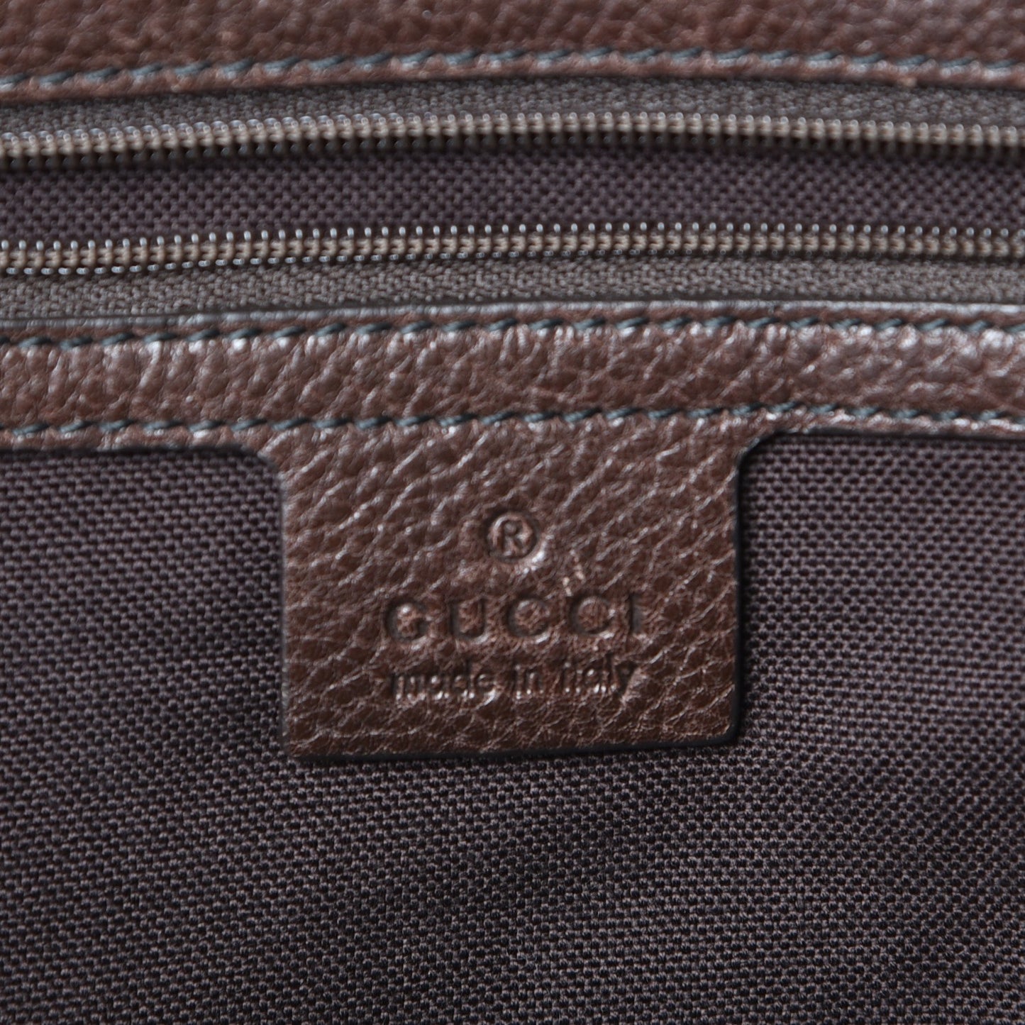 Crystal Monogram Medium Babouska Shopping Tote Dark Brown