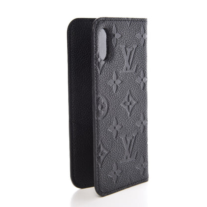 Louis Vuitton Empreinte iPhone X/XS Folio Case Black 3 of 8