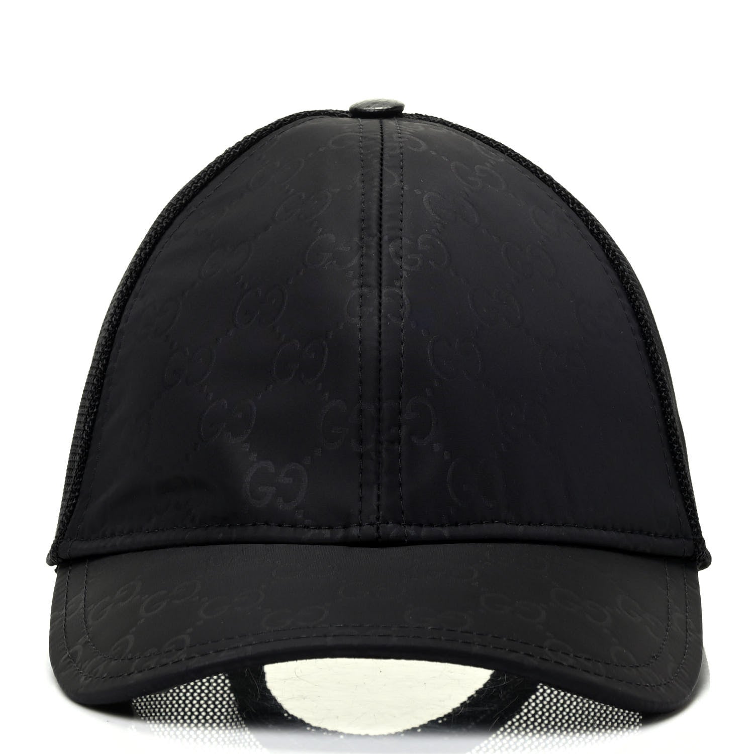 Gucci Nylon Monogram Baseball Hat L Black 2 of 3