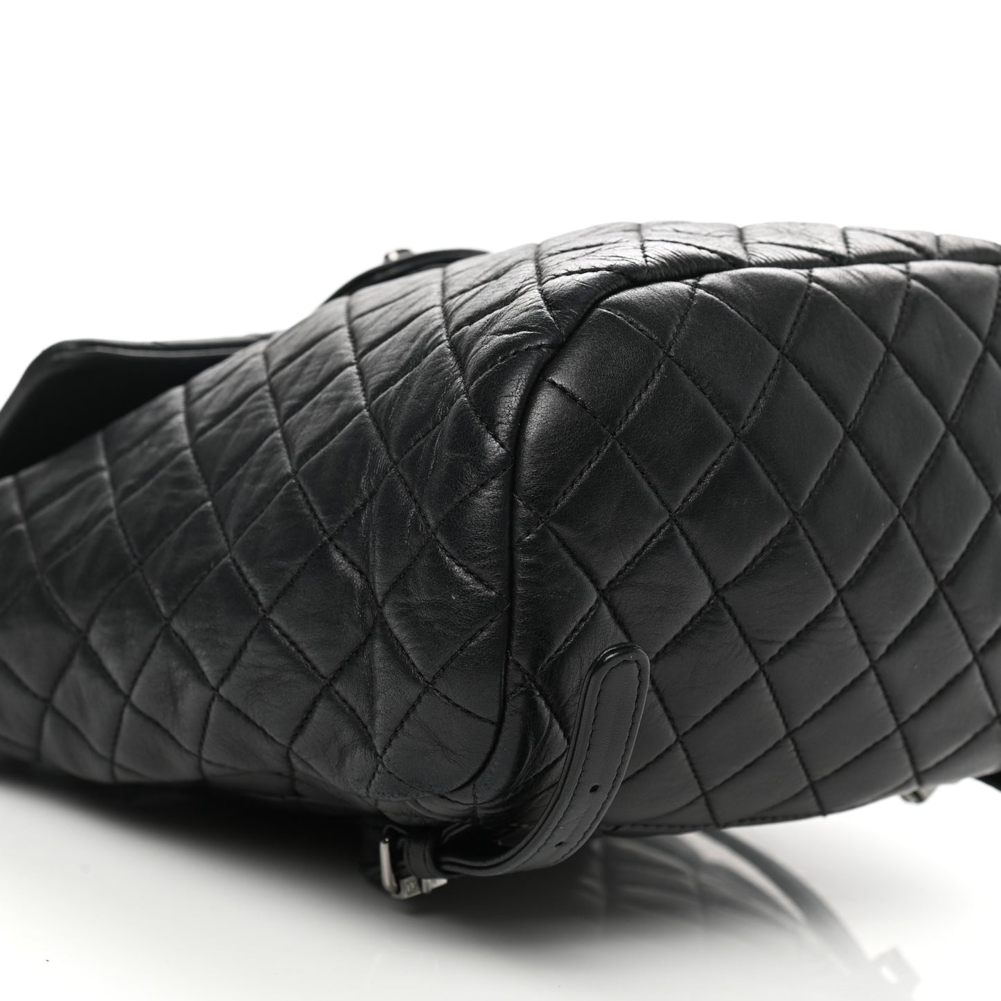 Lambskin Quilted Small Urban Spirit Backpack Black