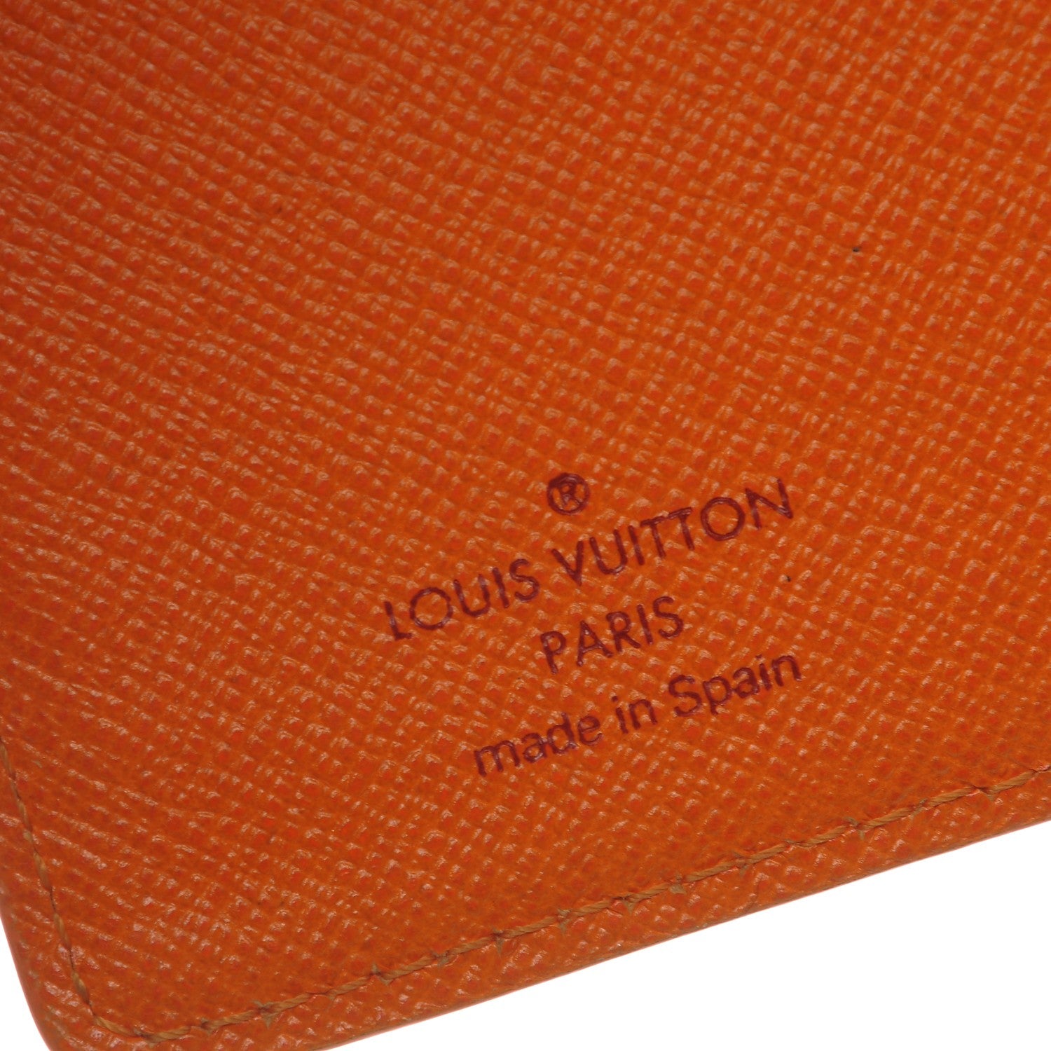 Louis Vuitton Epi Small Ring Agenda Mandarin 6 of 8