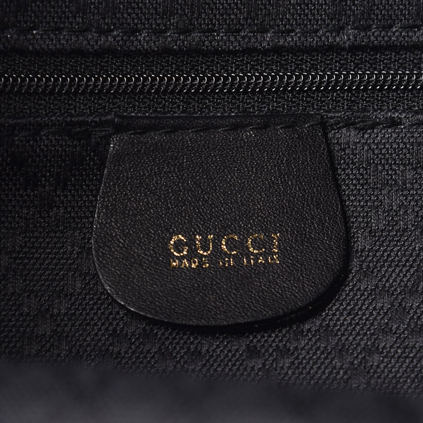 Calfskin Bamboo Backpack Black