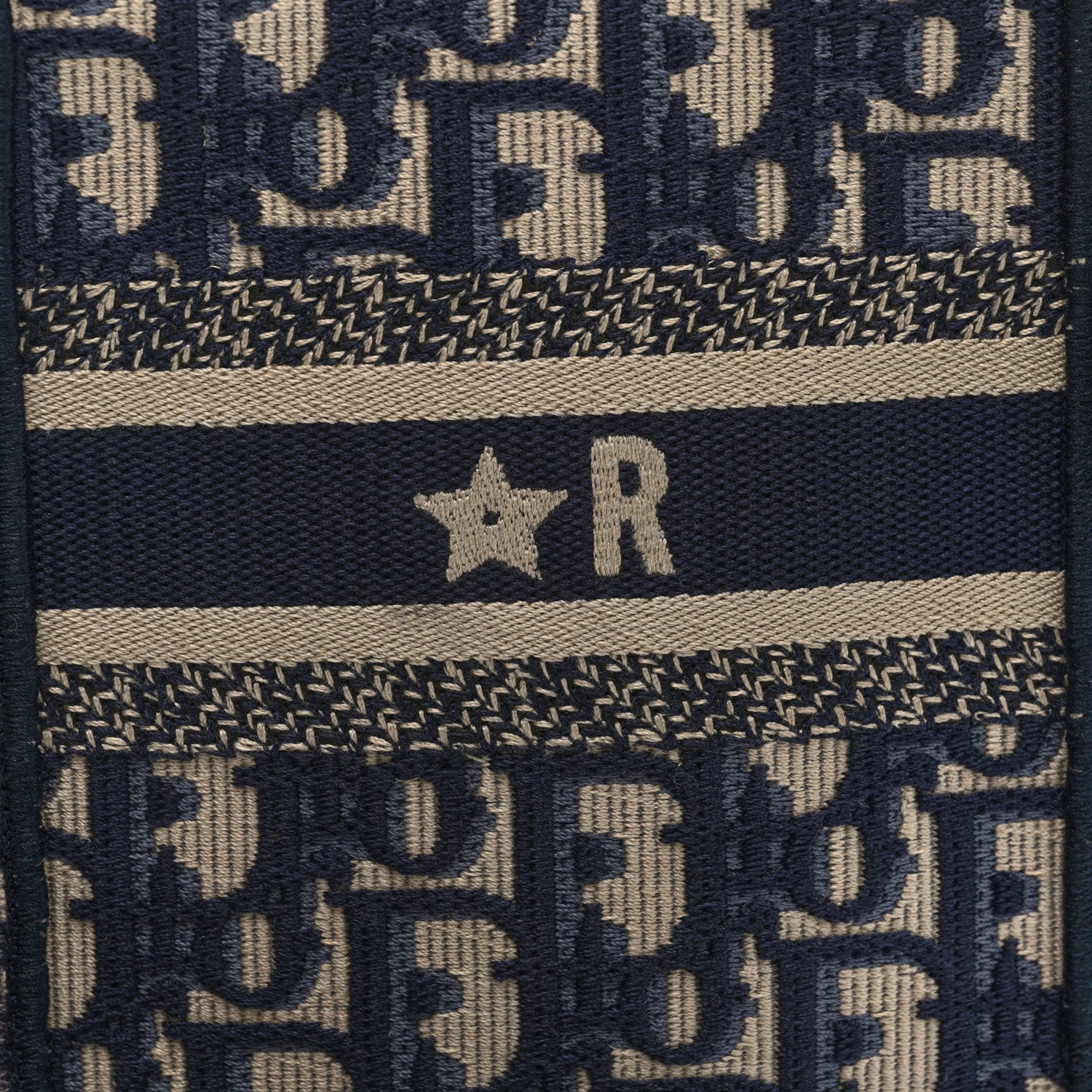 Christian Dior Oblique Mini Book Tote Phone Bag Blue 8 of 10