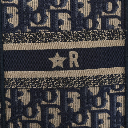 Christian Dior Oblique Mini Book Tote Phone Bag Blue 8 of 10
