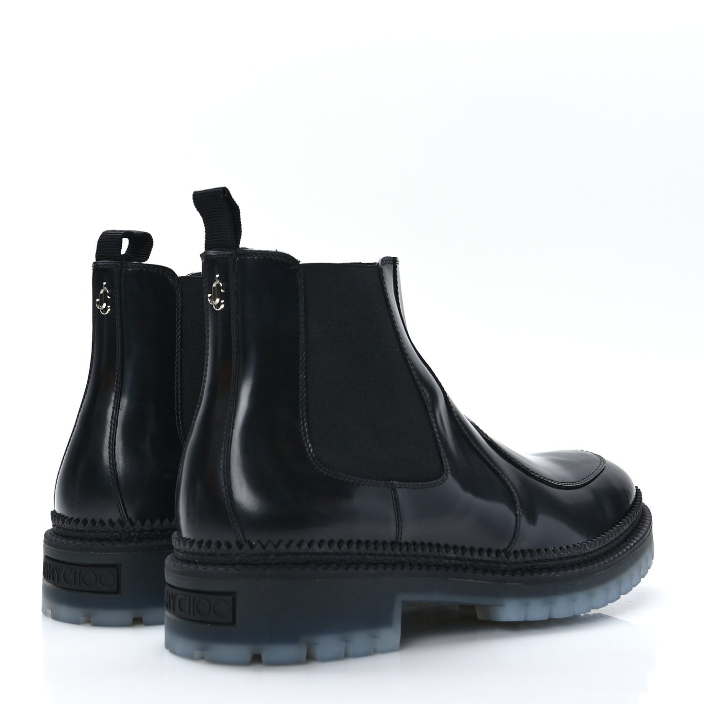 Box Calfskin Mens Boaz Chelsea Boots 44.5 Black