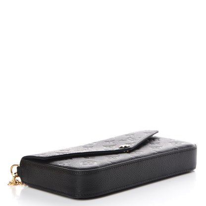 Louis Vuitton Empreinte Pochette Felicie Chain Wallet Black 5 of 10