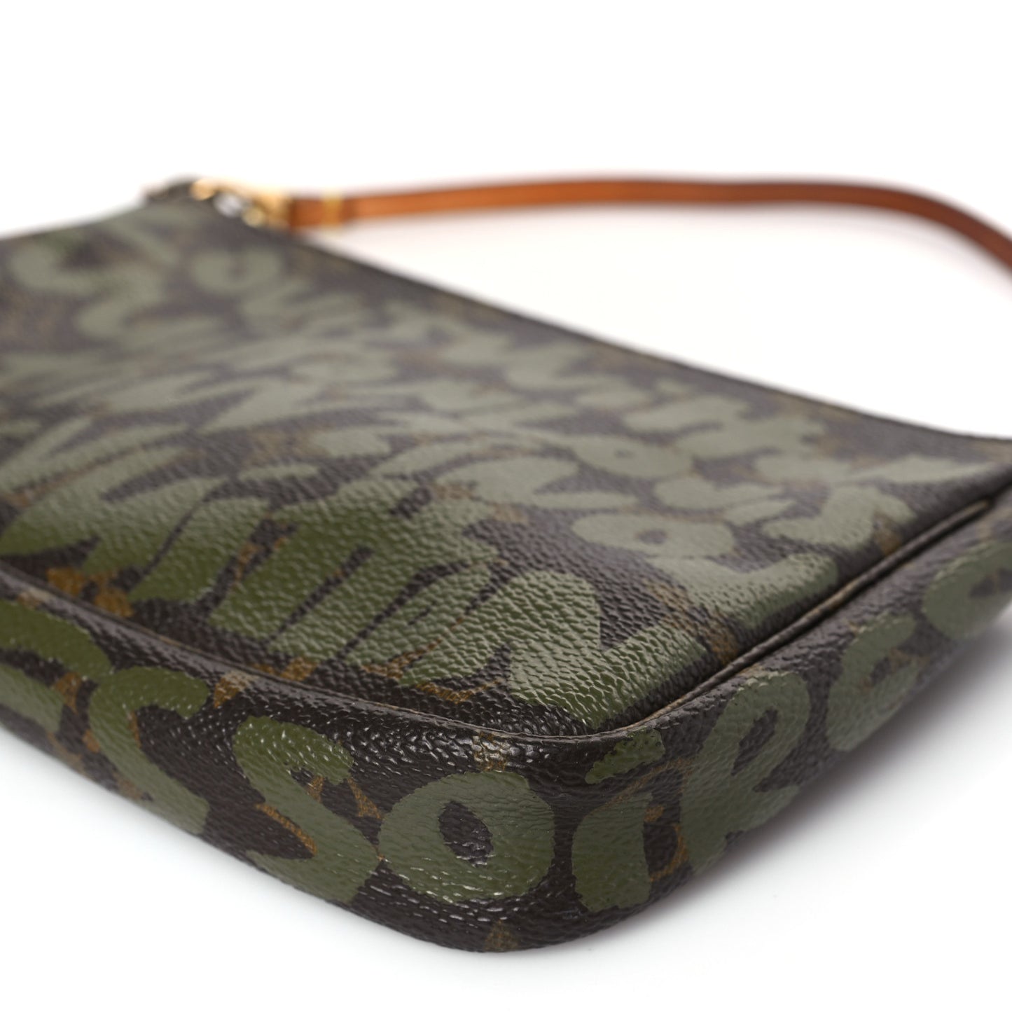 Monogram Graffiti Pochette Accessories Kaki
