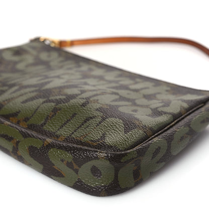 Louis Vuitton Monogram Graffiti Pochette Accessories Kaki 9 of 11