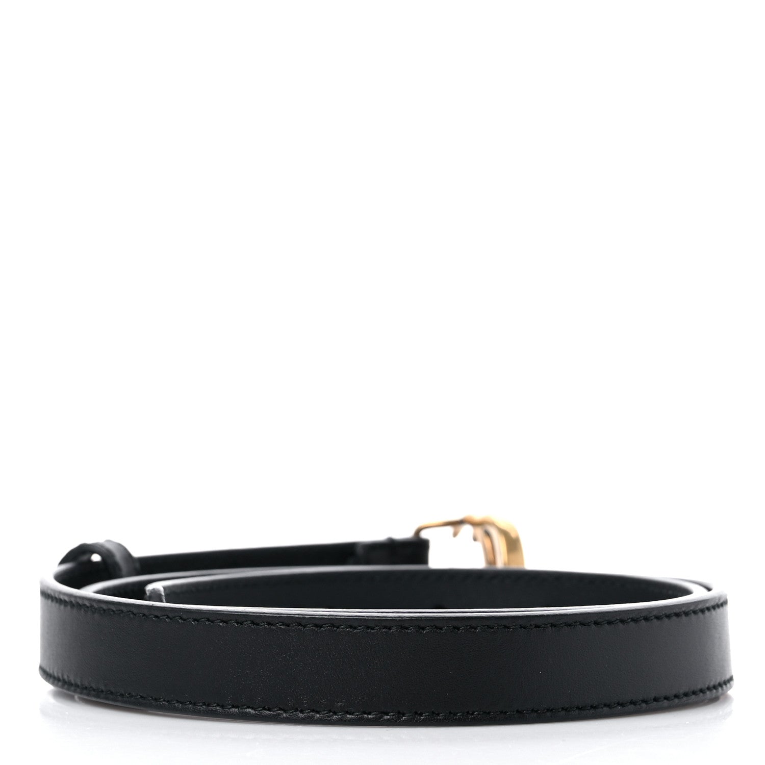 Gucci Calfskin Double G 20mm Belt 80 32 Black 2 of 7