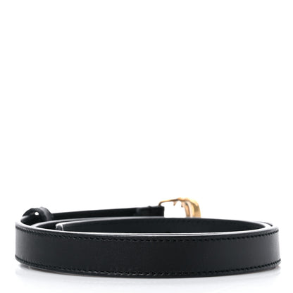 Gucci Calfskin Double G 20mm Belt 80 32 Black 2 of 7