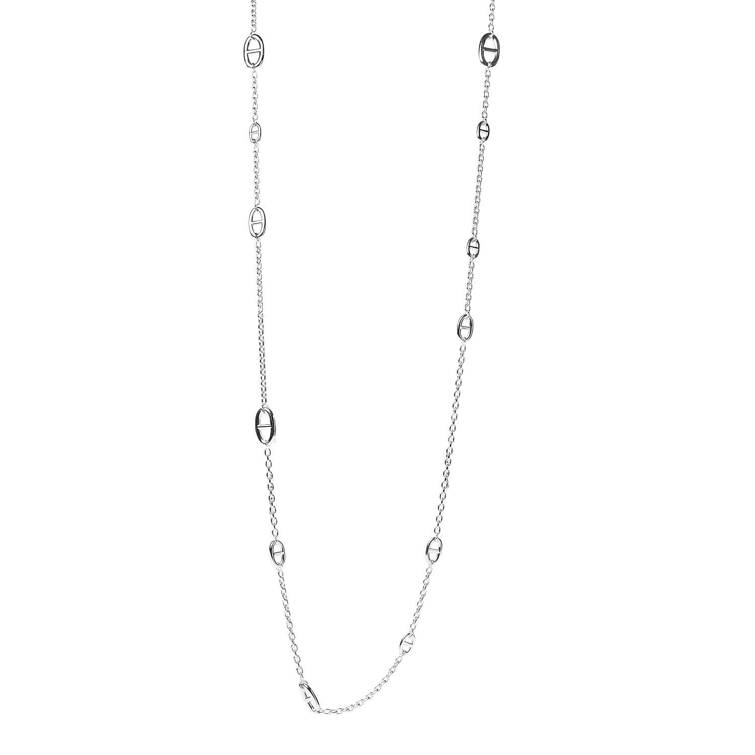 Hermes Sterling Silver Farandole Necklace 120 1 of 6