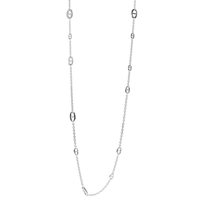 Hermes Sterling Silver Farandole Necklace 120 1 of 6
