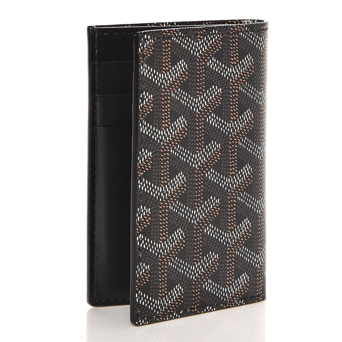Goyardine Saint Pierre Card Holder Black