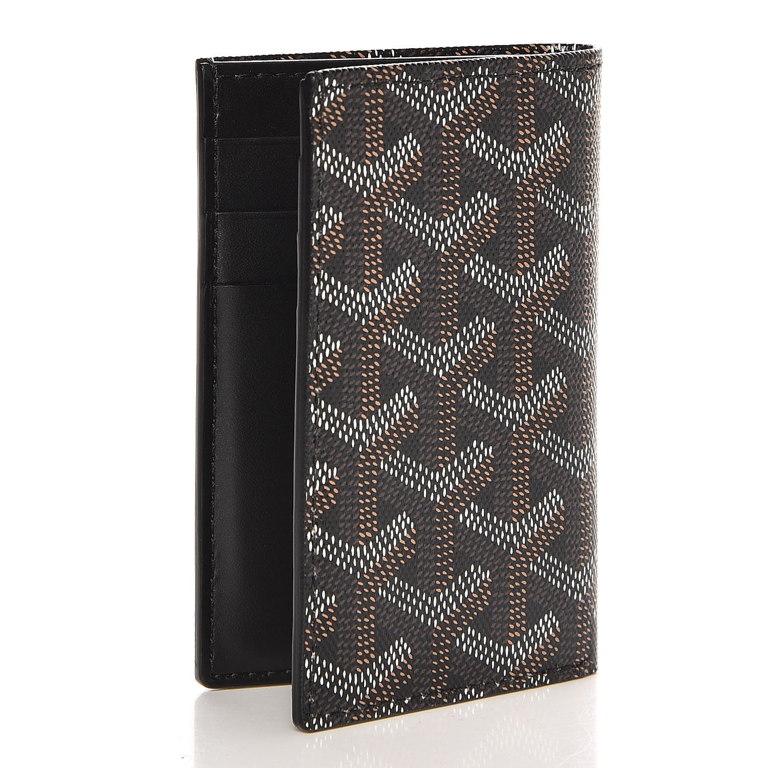 Goyard Goyardine Saint Pierre Card Holder Black 3 of 8