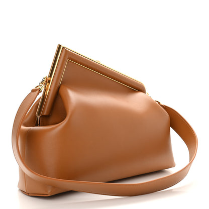 Fendi Shiny Nappa Medium Fendi First Caramello 3 of 11