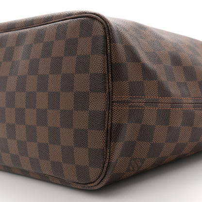 Louis Vuitton Damier Ebene Neo Neverfull MM Rose Ballerine 10 of 12