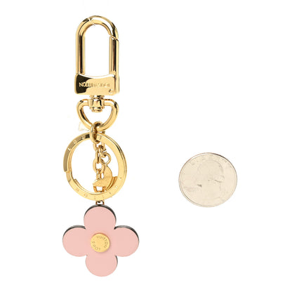 Louis Vuitton Monogram Blooming Flowers BB Bag Charm Key Holder Pink 2 of 3