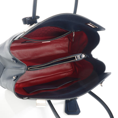 Prada Saffiano Cuir Twin Tote Baltico 5 of 8