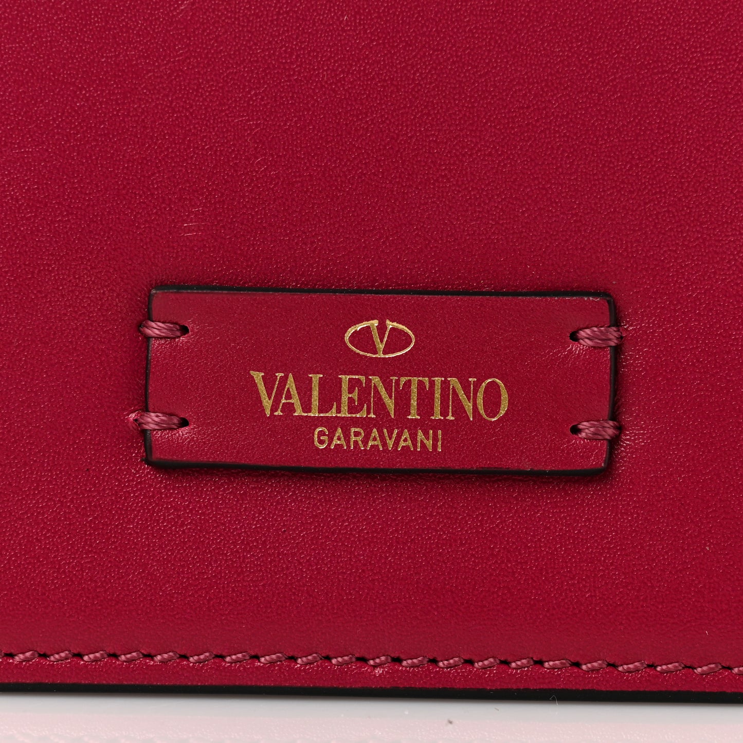 Smooth Calfskin Small VSling Shoulder Bag Fuchsia