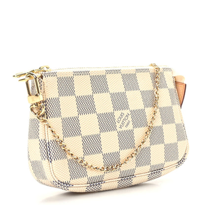 Louis Vuitton Damier Azur Mini Pochette Accessories 3 of 8