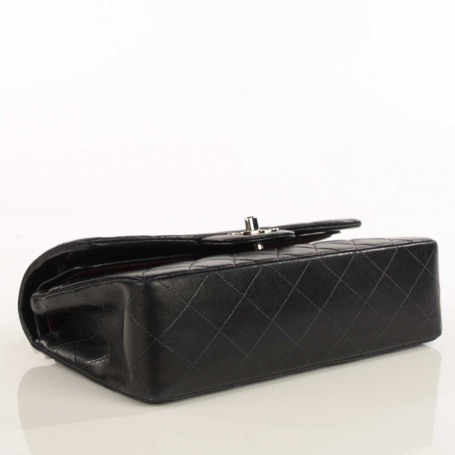 Chanel Lambskin Quilted Small Double Flap Black 4 of 9