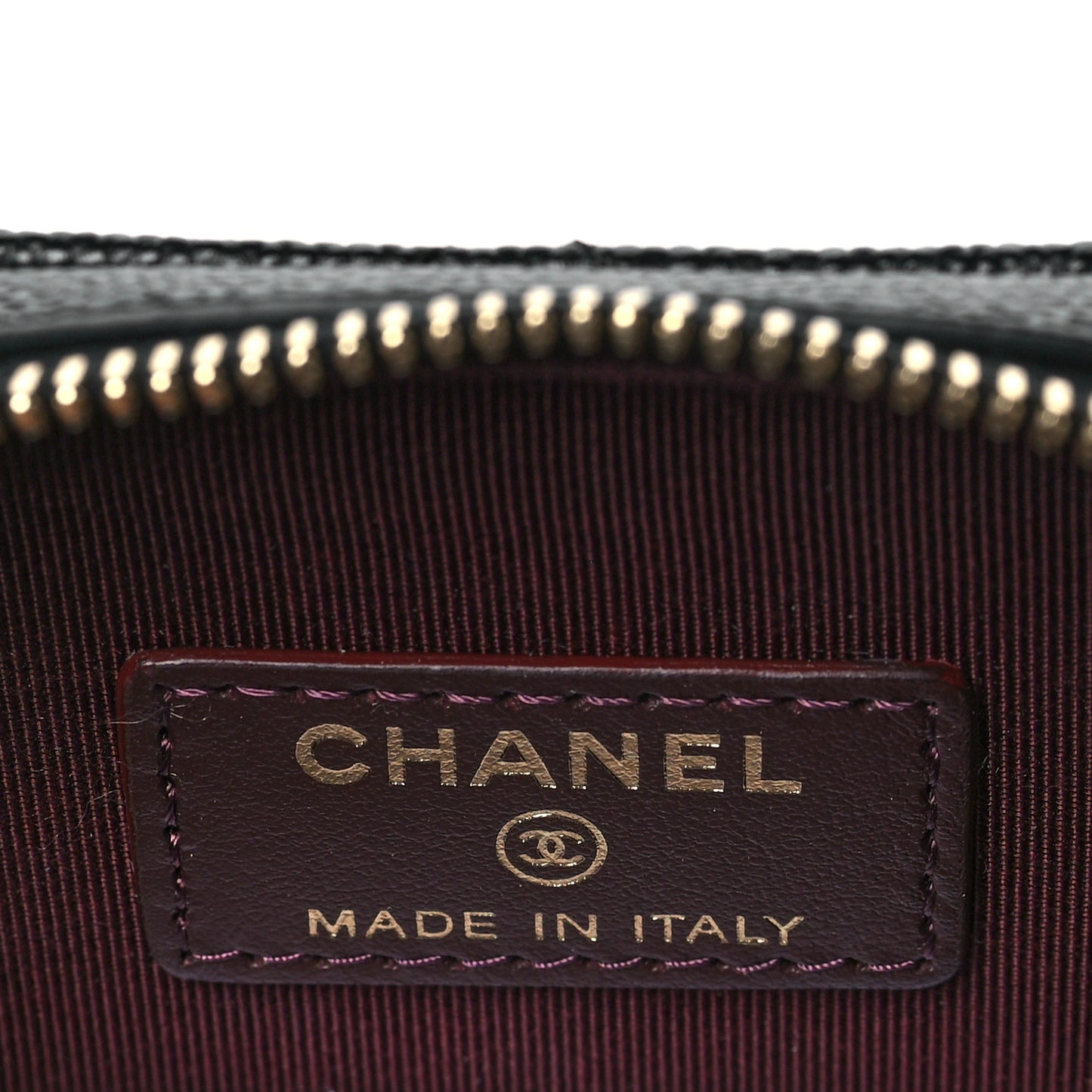 Caviar Quilted Phone Holder Wallet On Chain WOC Black