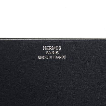 Hermes Box Sombrero Manhattan Card Holder Bleu Obscur Black 3 of 5