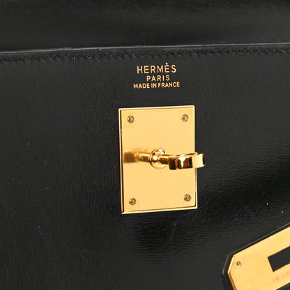 Hermes Box Kelly Sellier 32 Black 6 of 11