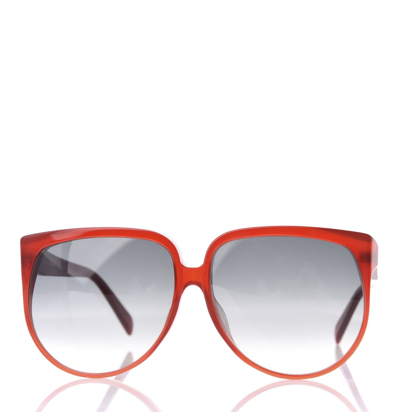 Acetate Gradient Square Sunglasses CL4048FN Red
