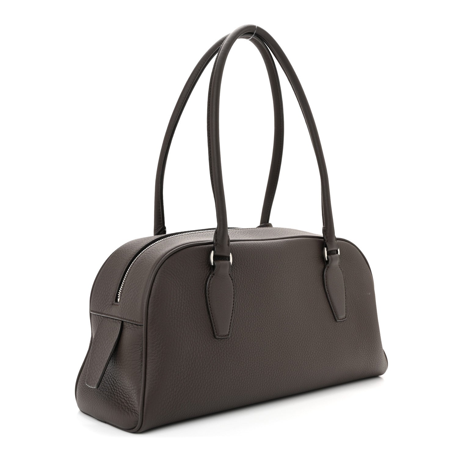 The Row Grained Calfskin EW India Deep Brown 3 of 9