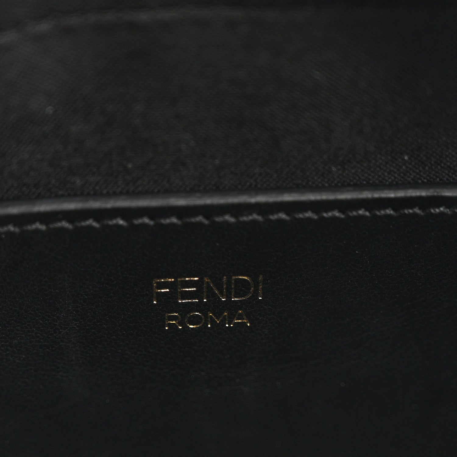 Fendi Vitello Epoque FF Embossed Camera Case Black 6 of 9