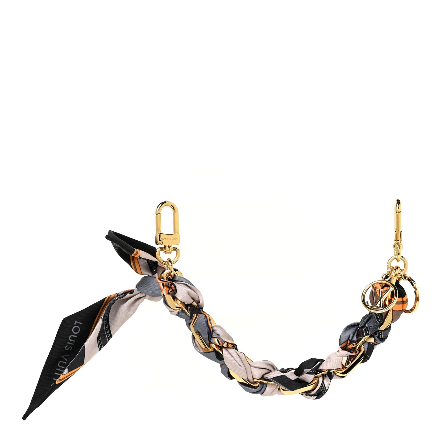 Silk Braided Bag Charm Multicolor