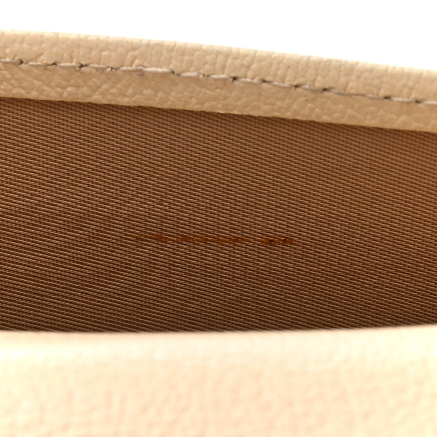 Monogram Vintage Flowers Card Holder Beige