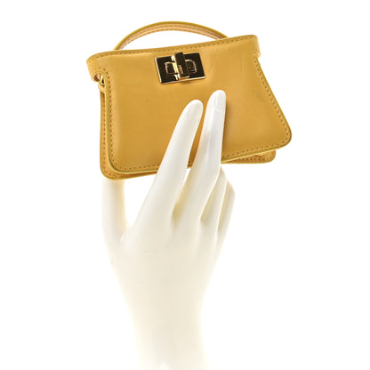 Fendi Nappa Sigma Pico Peekaboo Charm Mismosa 3 of 24