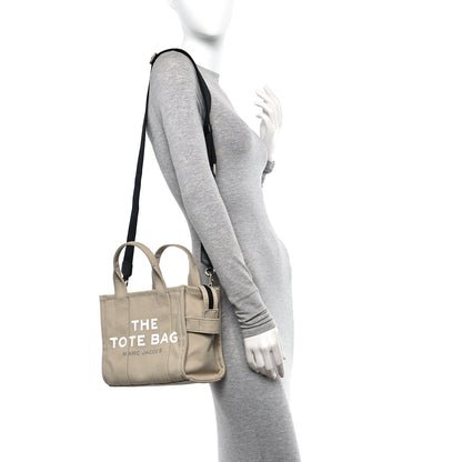 Marc Jacobs Cotton Canvas Colorblock Small The Traveler Tote Bag Beige Multicolor 2 of 12