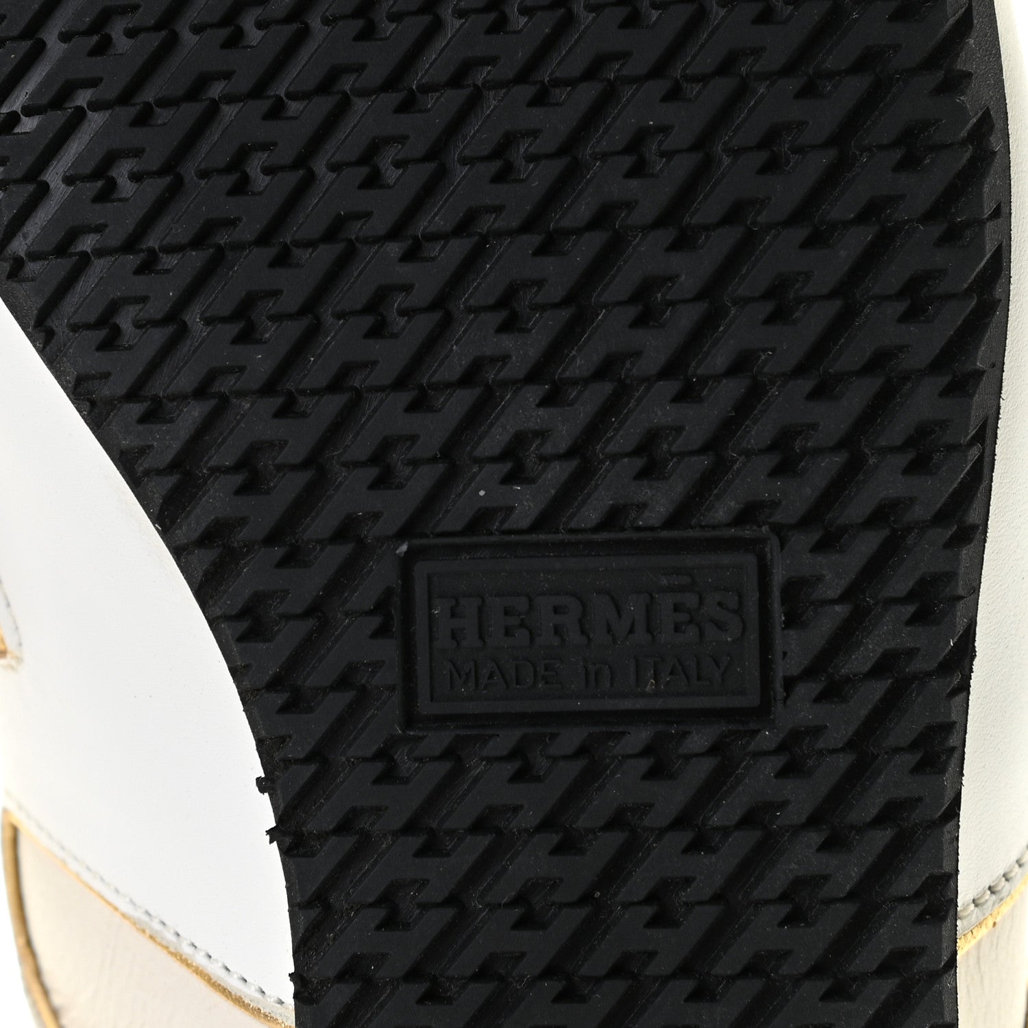 Hermes Calfskin Suede Goatskin Womens Tie Break Sneakers 37.5 8 of 8