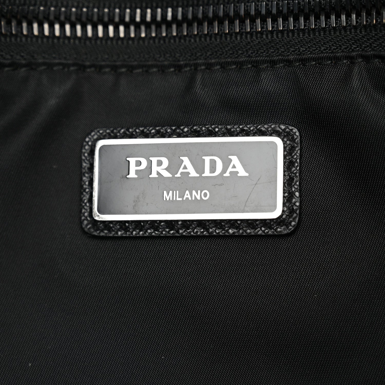 Prada X JAMES JEAN Tessuto Nylon Patch Shopping Tote Black 7 of 12
